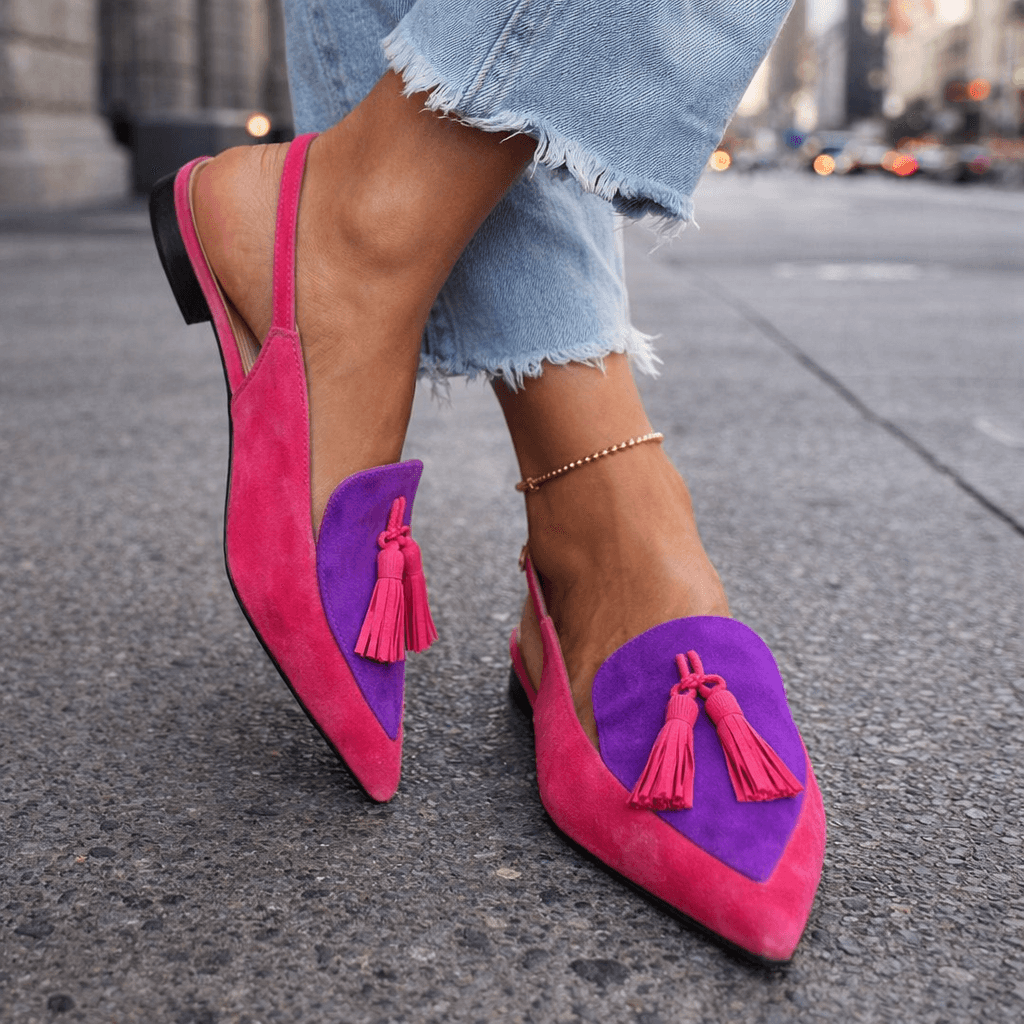 Elena | Sandalen met bandjes en franjes