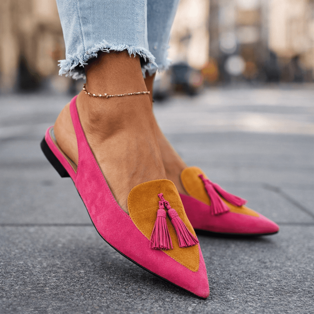 Elena | Sandalen met bandjes en franjes