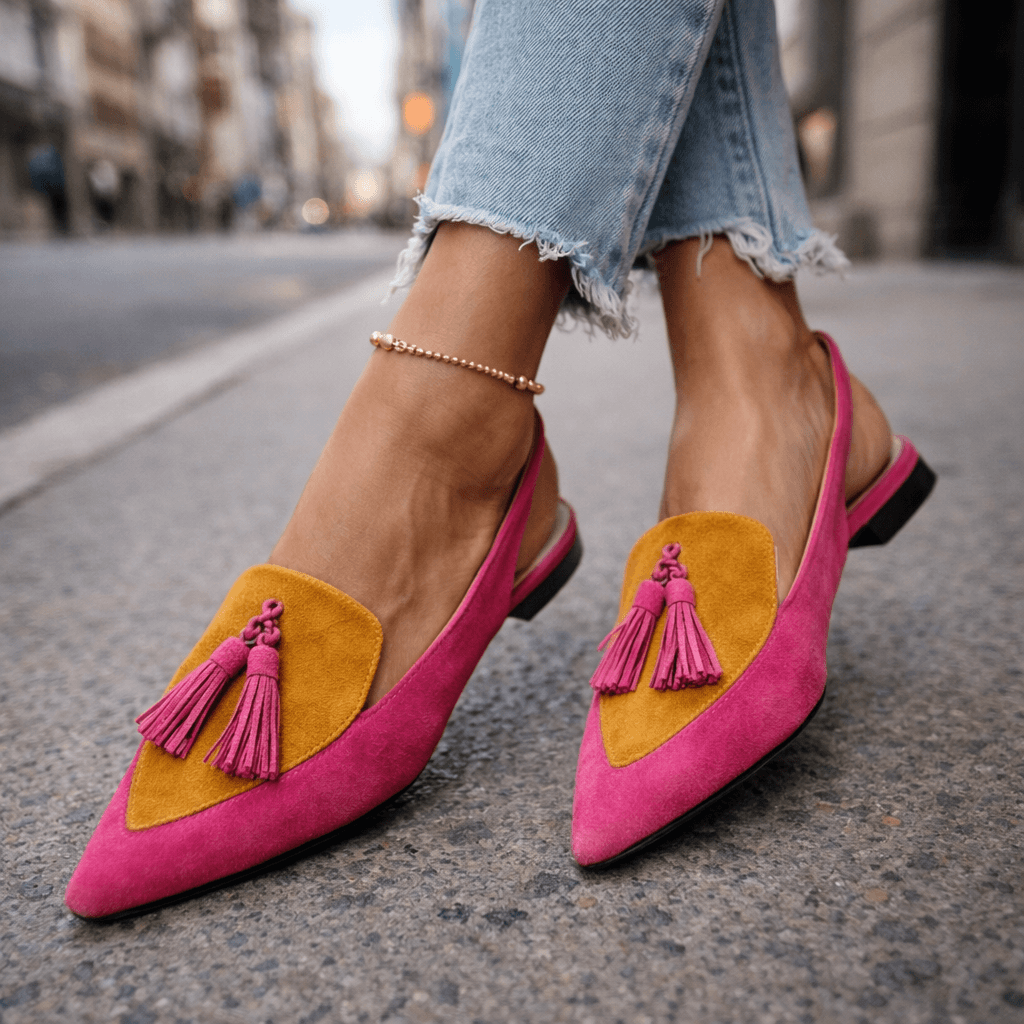 Elena | Sandalen met bandjes en franjes