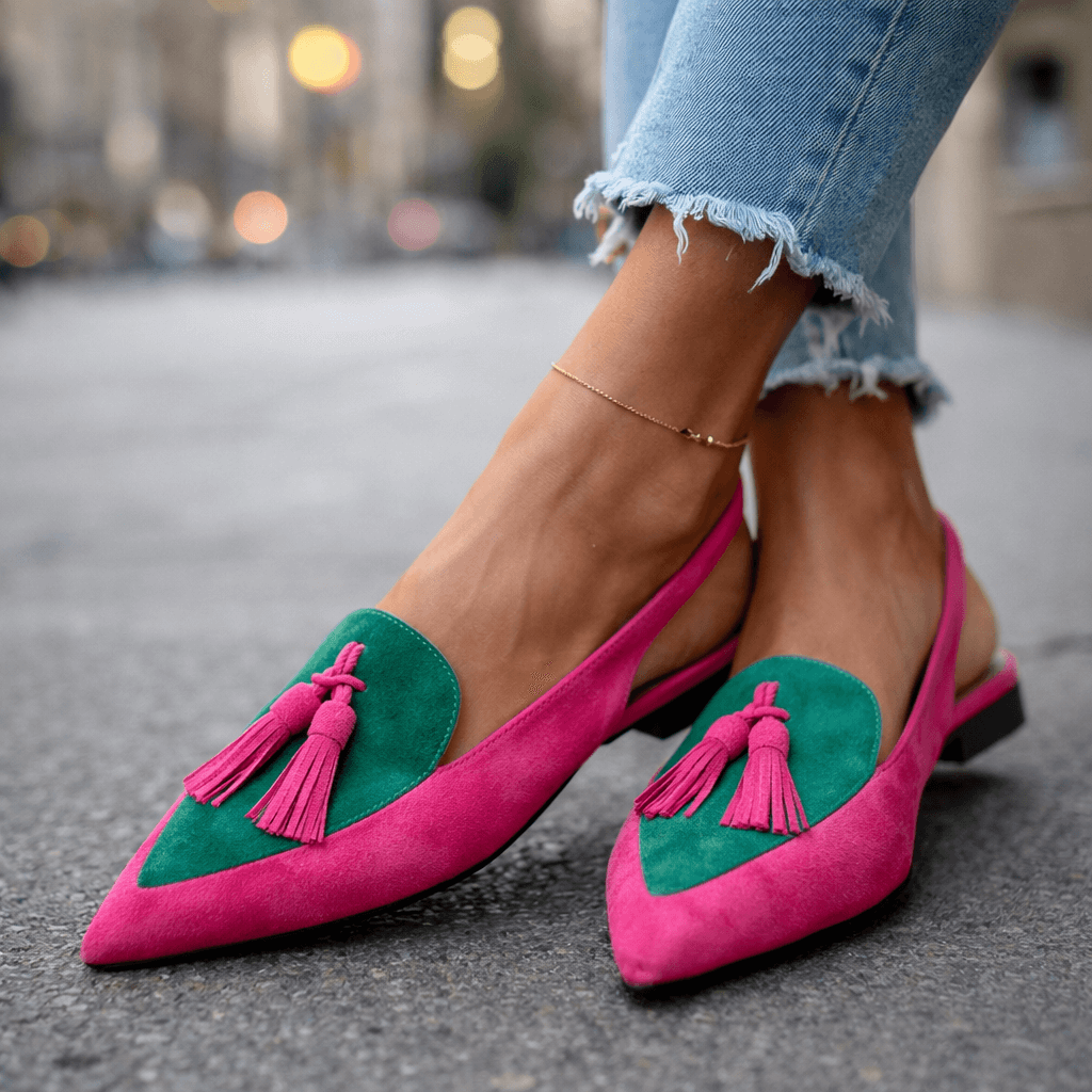 Elena | Sandalen met bandjes en franjes