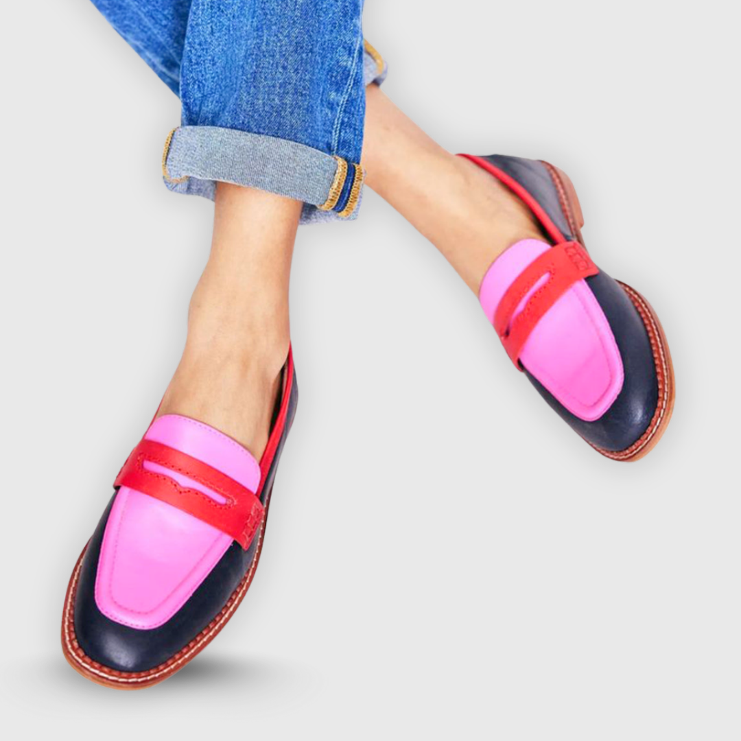 Giuliana | Mocassins in contrastkleuren