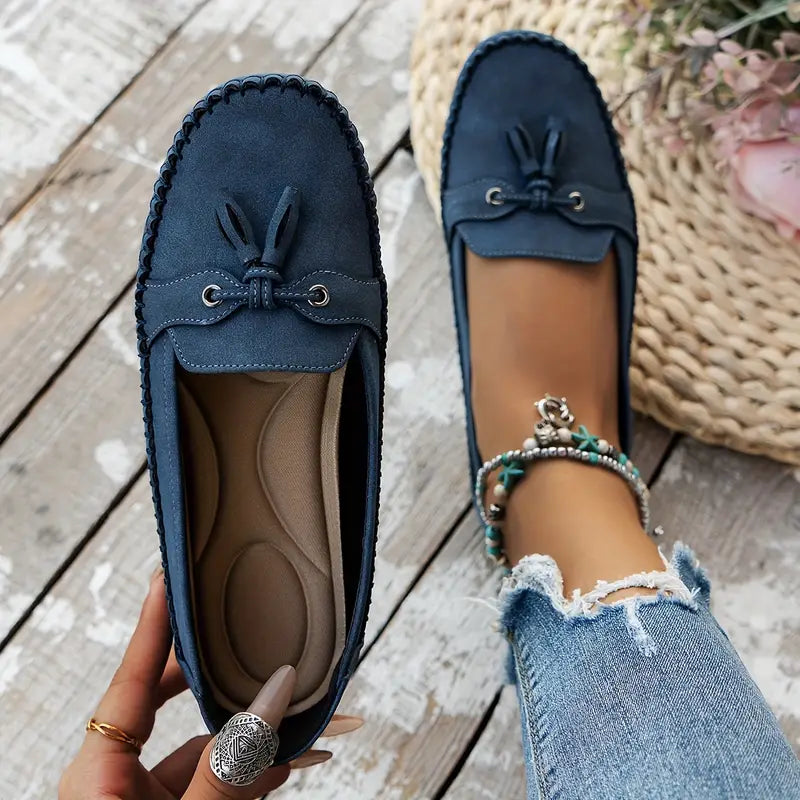 Ingrid vintage loafers detail