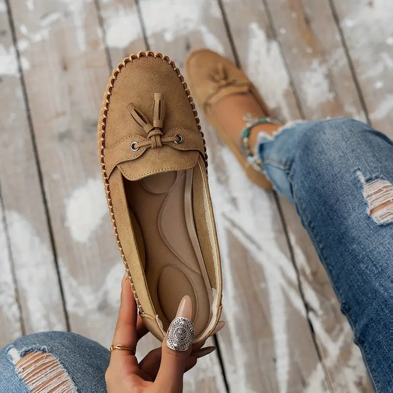 Ingrid vintage loafers detail