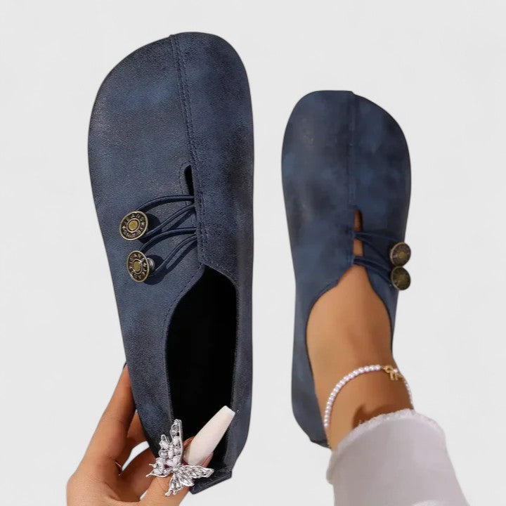 Kyline elegante loafers in marineblauw