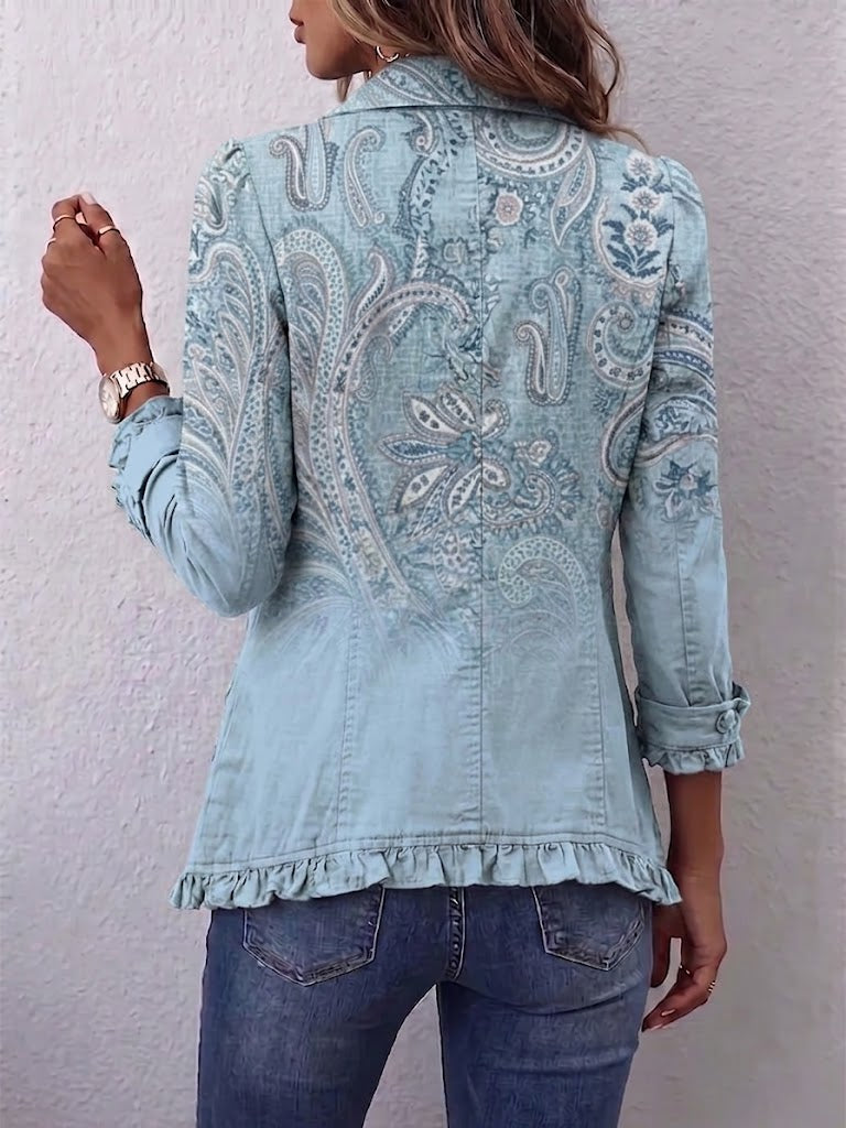 Remedios | Vintage Cashmere Jas met Volants