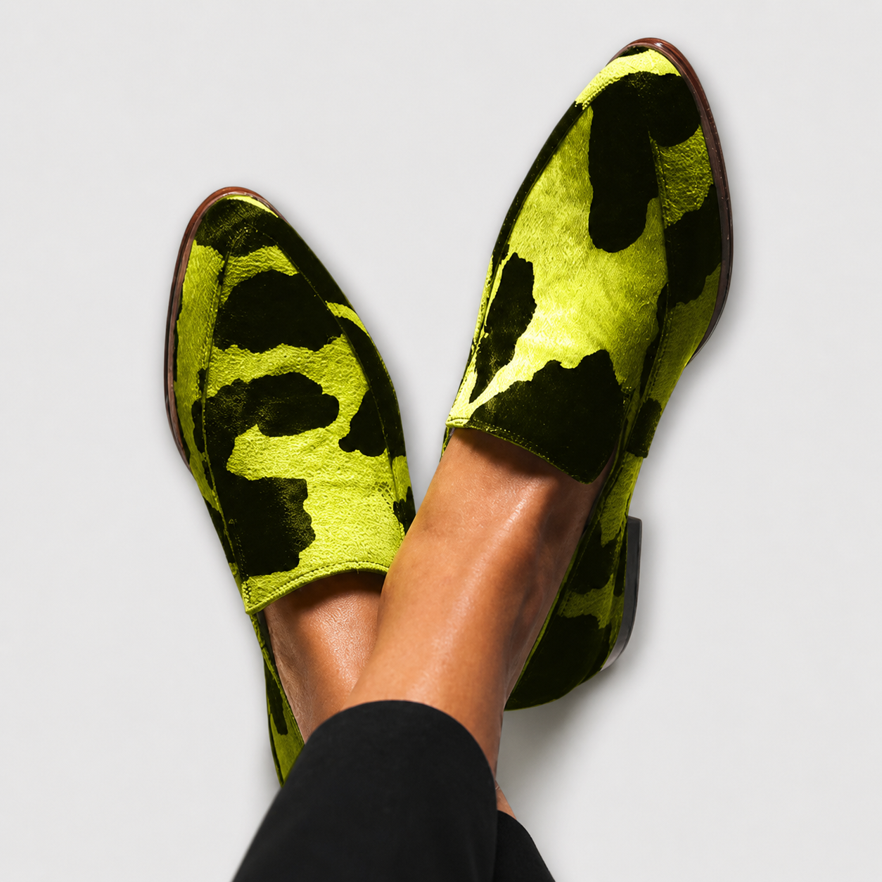 Paloma | Loafers met koeienprint