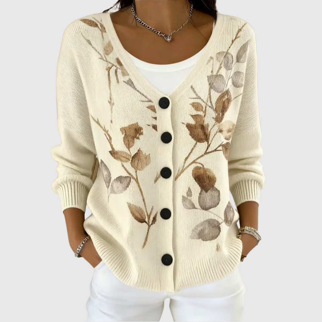 Patricia | Gebreid vest met knopen
