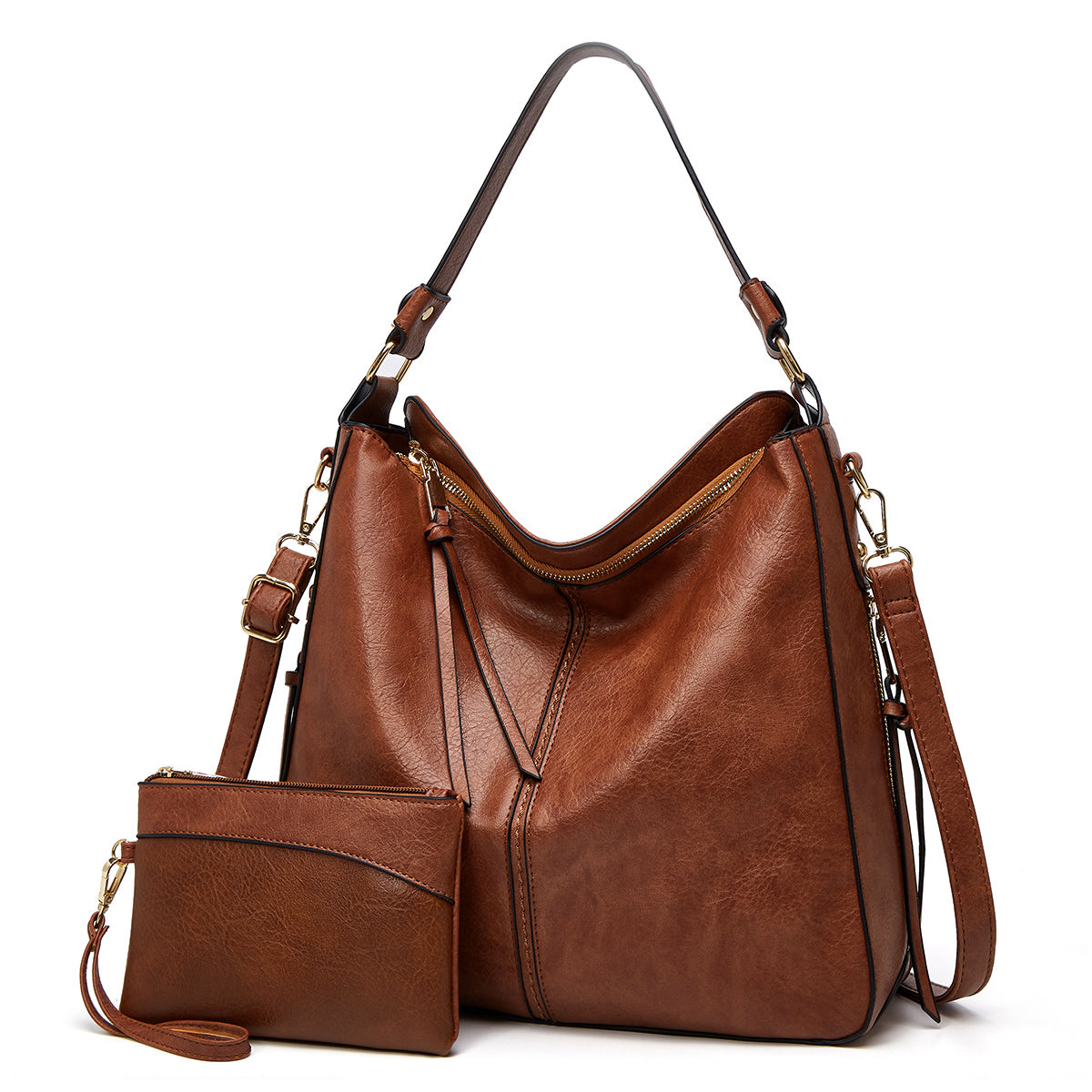 Premium Hobo Handtas – Inclusief Gratis Portemonnee