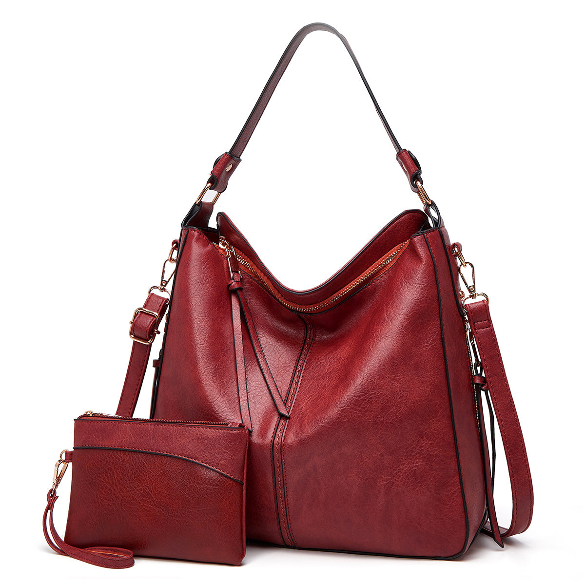 Premium Hobo Handtas – Inclusief Gratis Portemonnee