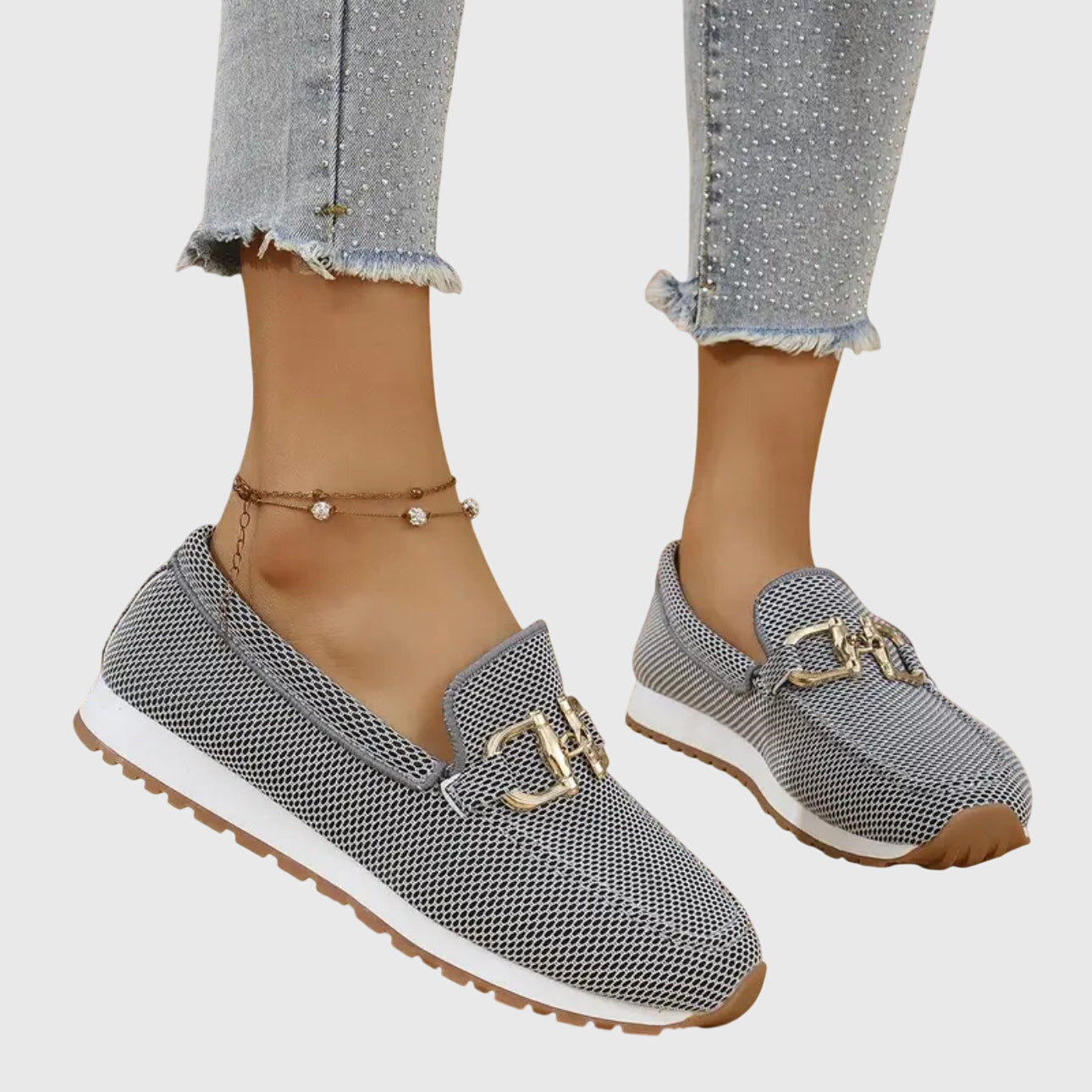Susie loafers in grijs