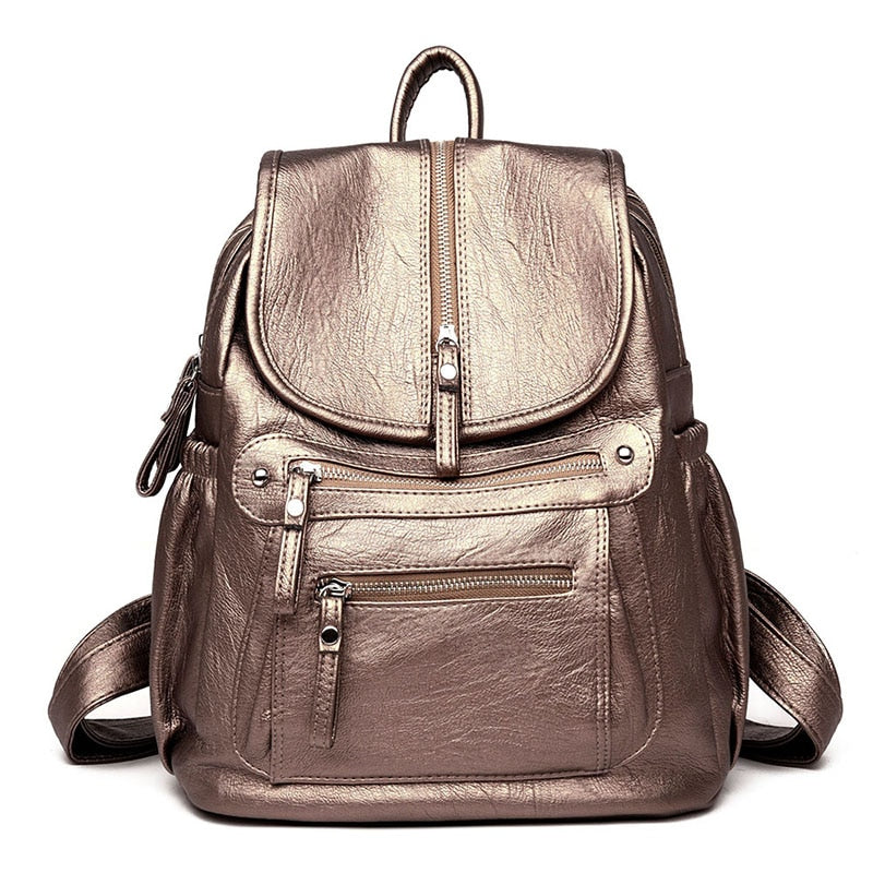 Vintage Dames Rugzak – Elegant, Ruim & Praktisch
