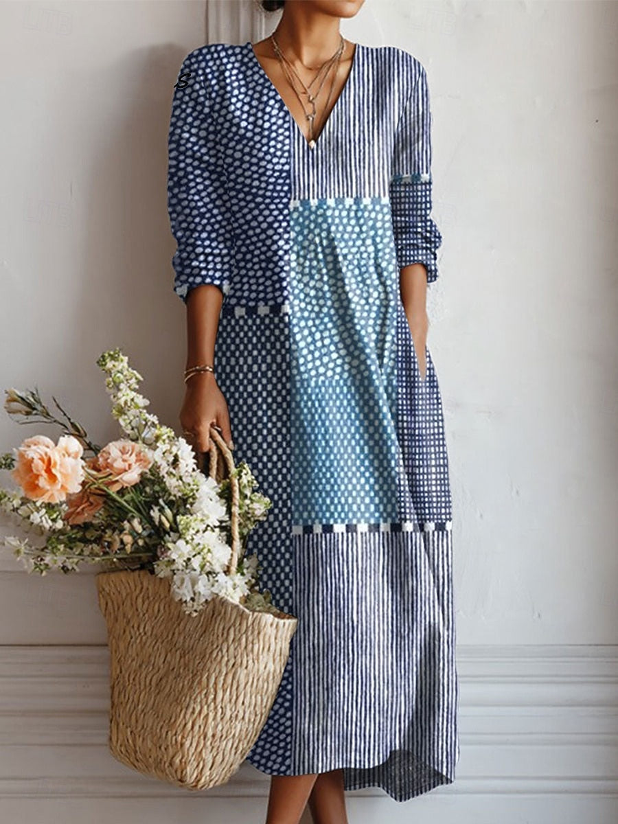 Selin bohemien maxi-jurk